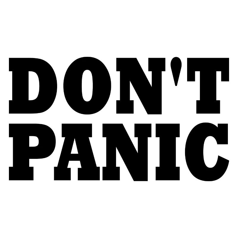 don't panic