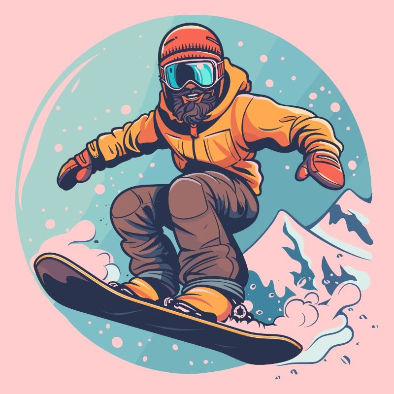 Graphismes de snowboard