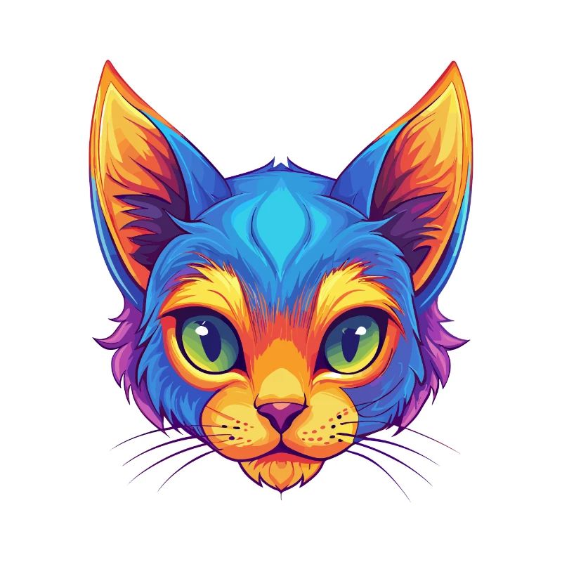 Chat Pixie Bob Race de chat Dessin animé Kawaii Animal de compagnie