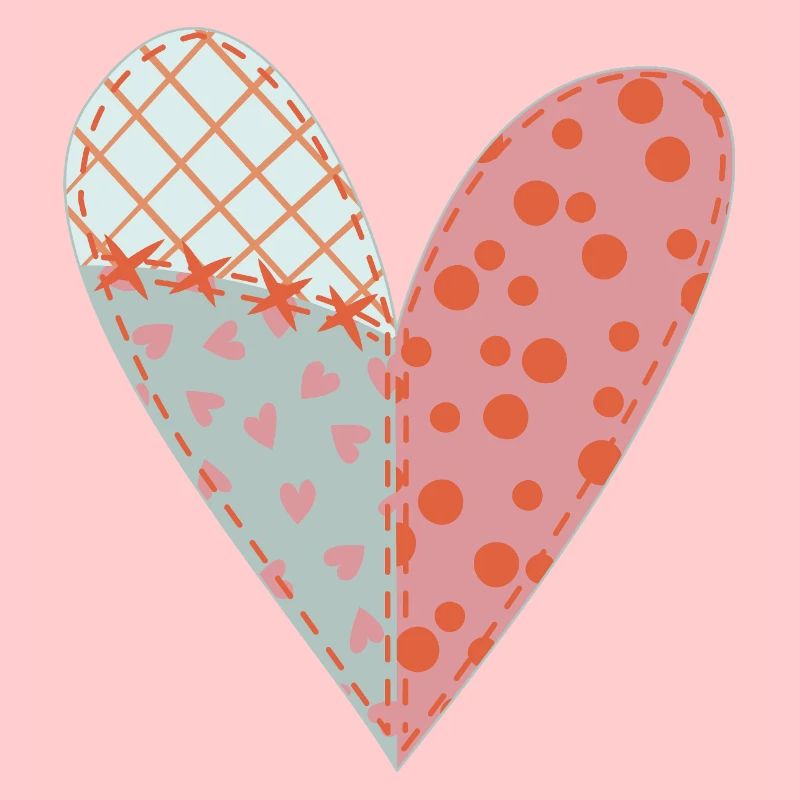 Patchwork Heart No11