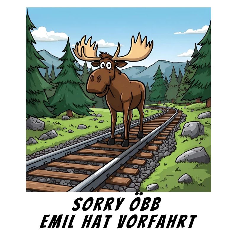 Sorry Bahn - Emil hat hier Vorfahrt