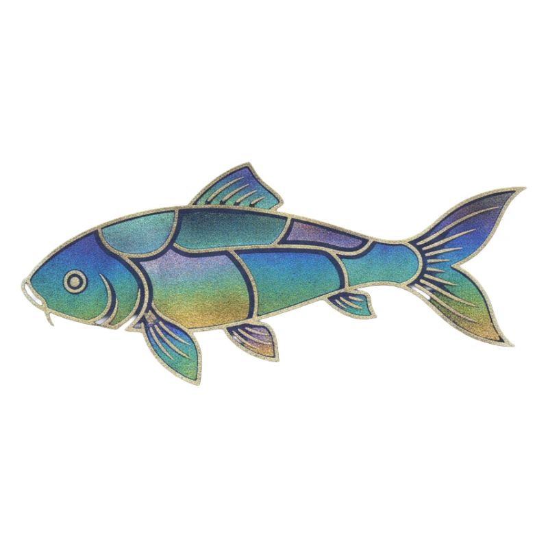 Gradient Pattern Iridescent Koi Fish
