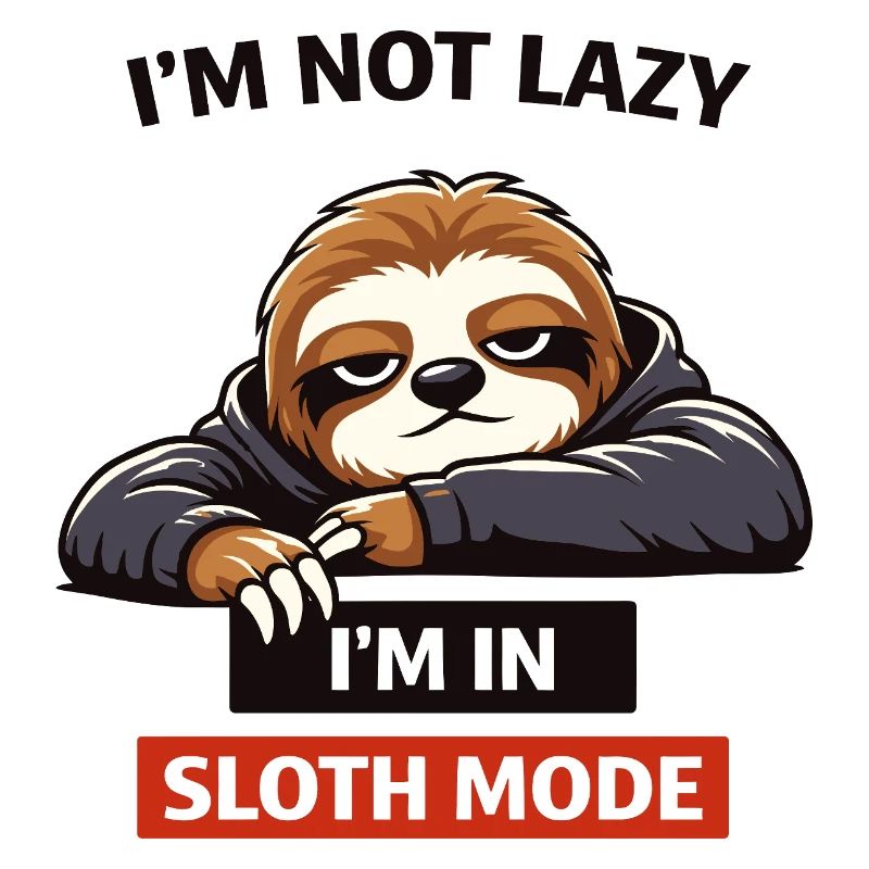 Sloth Mode: Not Lazy Graphic Tee