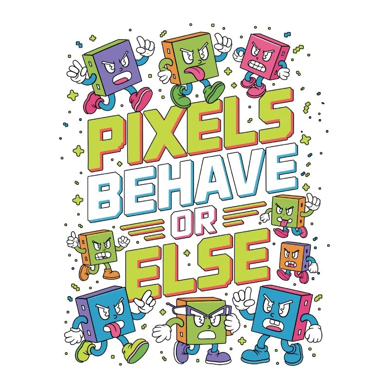 Les pixels du designer d’impression se comportent correctement, sinon le design visuel