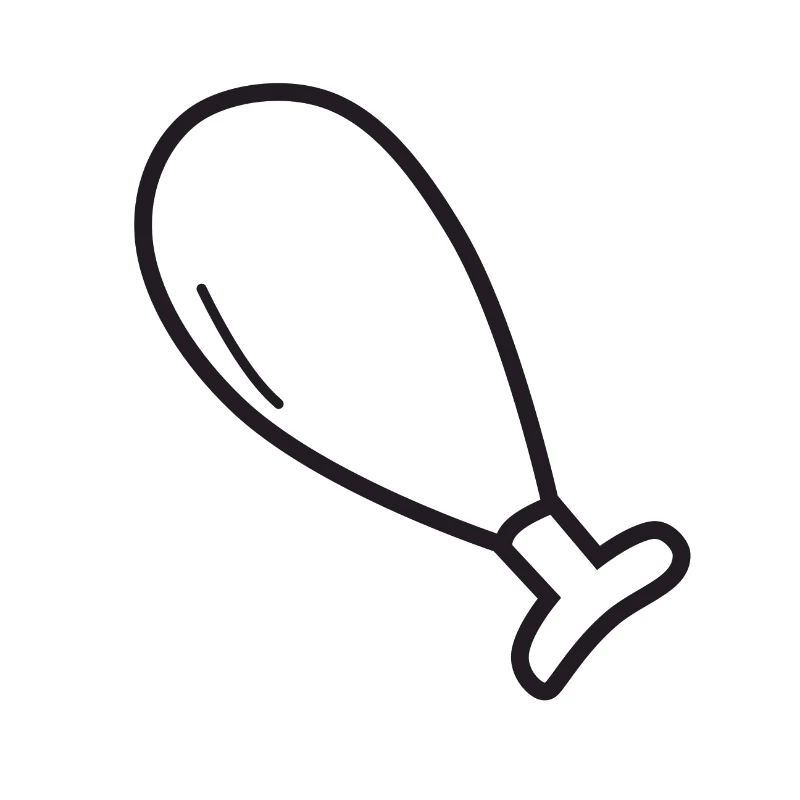 Keule Fleisch Essen Geschenk Idee Hühnchen