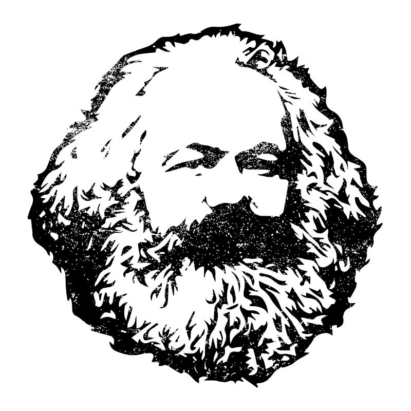 Karl Marx Face Communism Marxism Philosopher