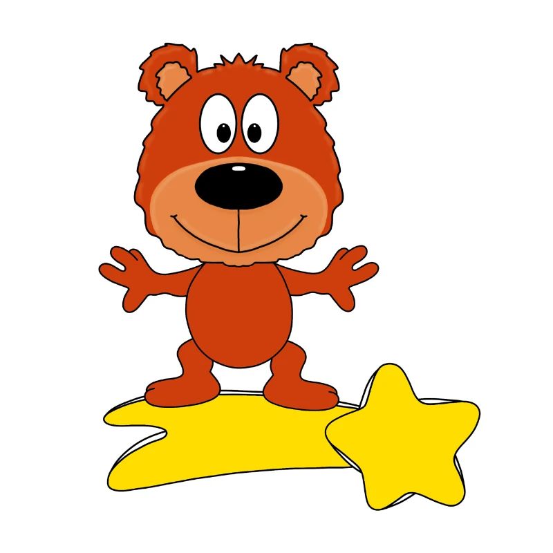 STERNSCHNUPPE - TEDDYBÄR - BÄR - TEDDY - KIND