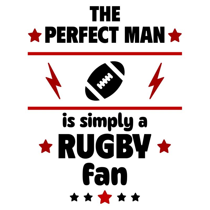 Der perfekte Mann ist einfach ein Rugby-Fan