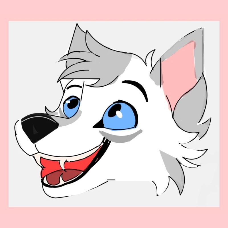 Lächelnder Wolf