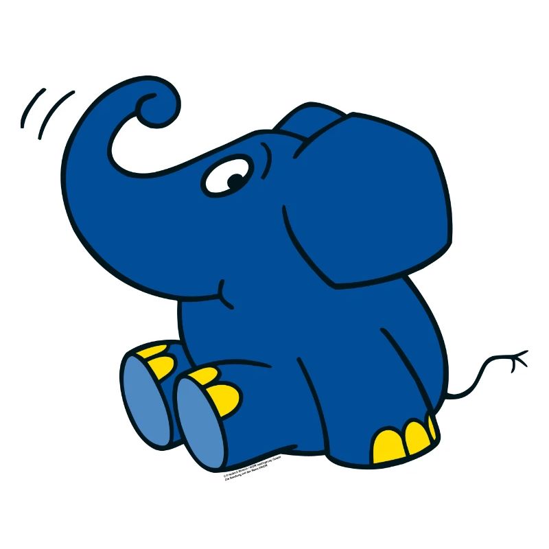 Der Elefant - sitzend
