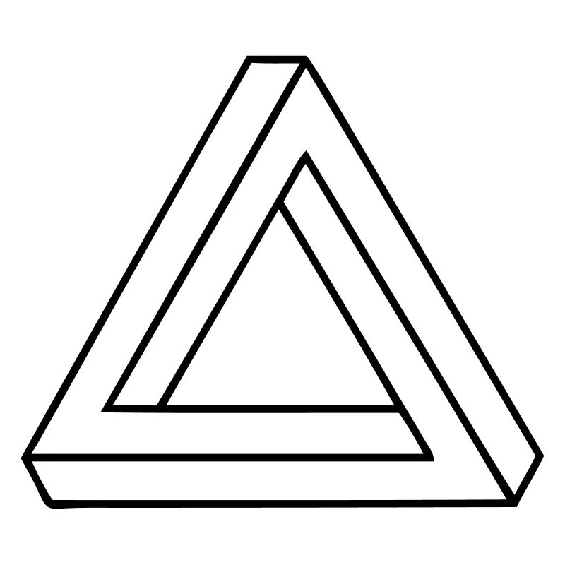 penrose triangle hipster