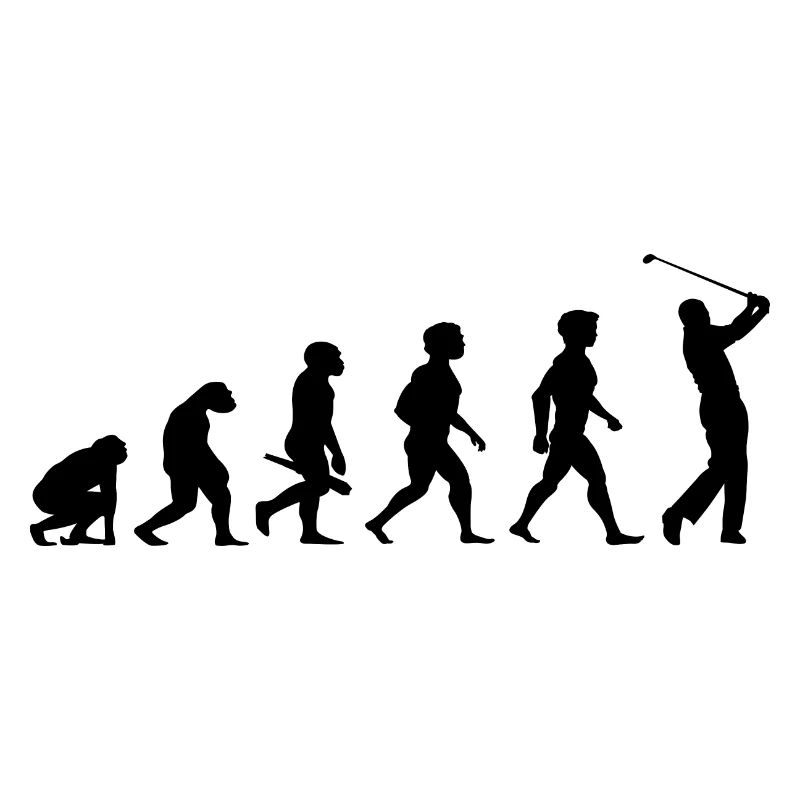 Evolution Golf Golfer Golfspieler Golfplatz