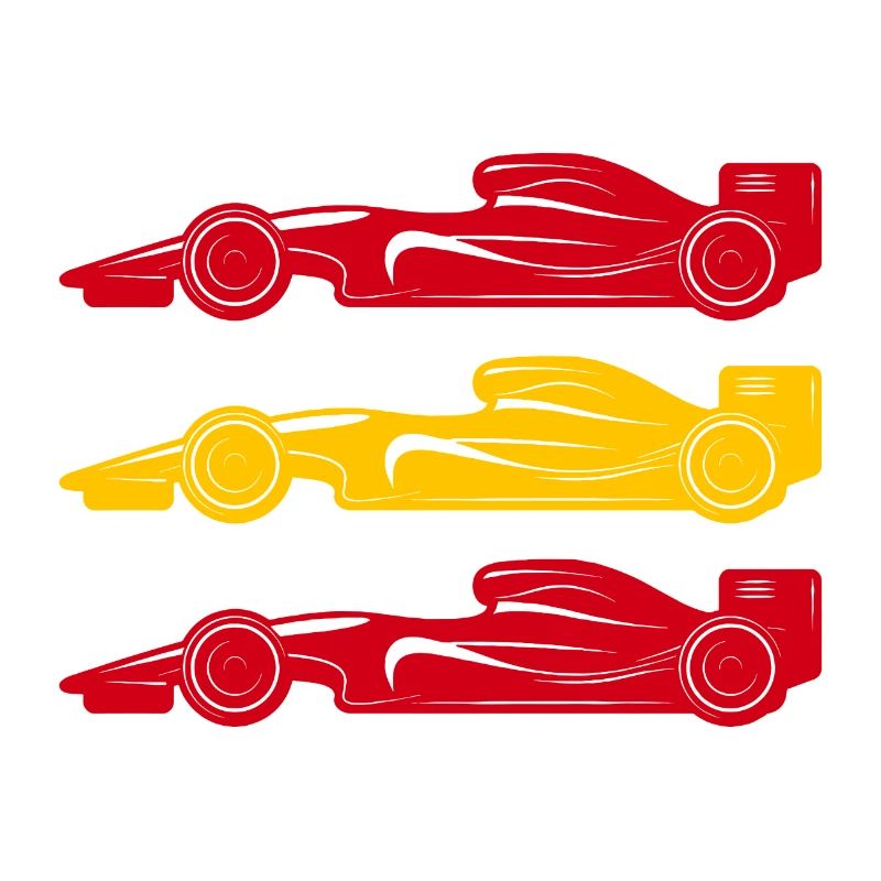 Drapeau de voiture de course de course de formule Espagne