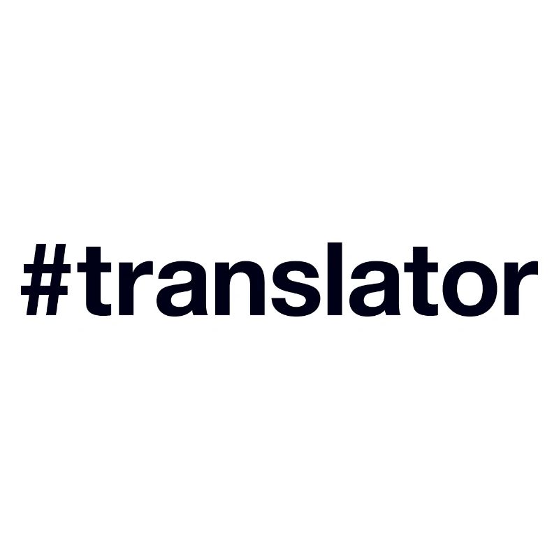 TRANSLATOR Hashtag