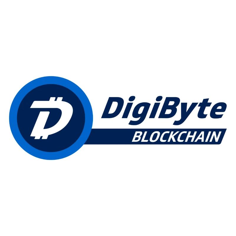 Logo DigiByte avec texte (DGB)