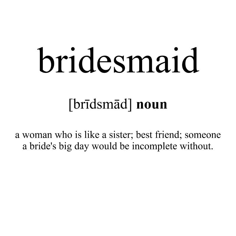 Bridesmaid Definition Dictionary