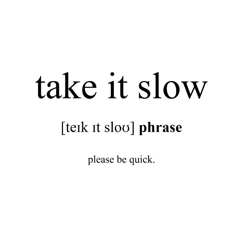Take It Slow definition