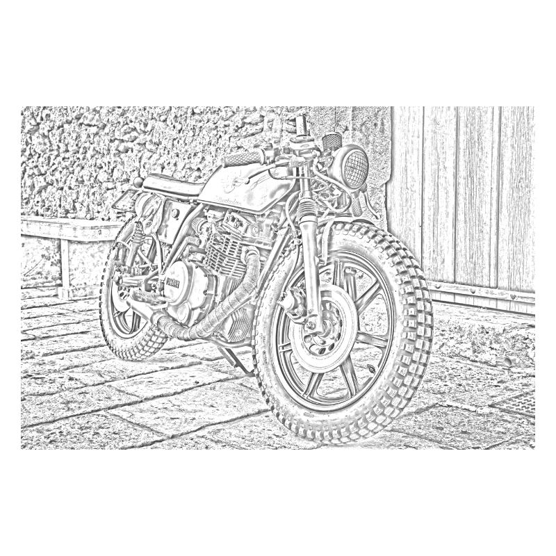 motorcycle sketch