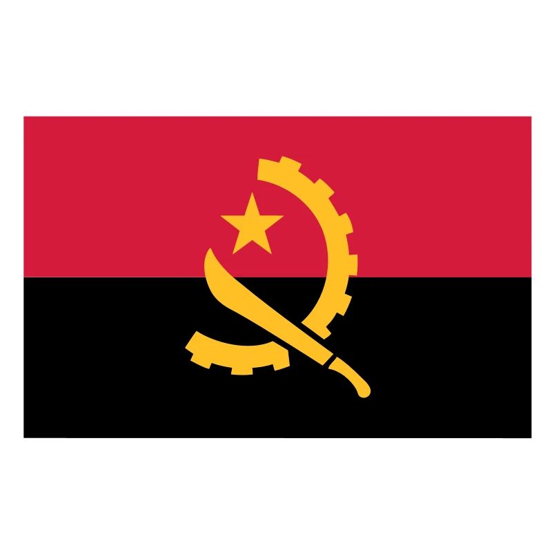 Angola Flagge
