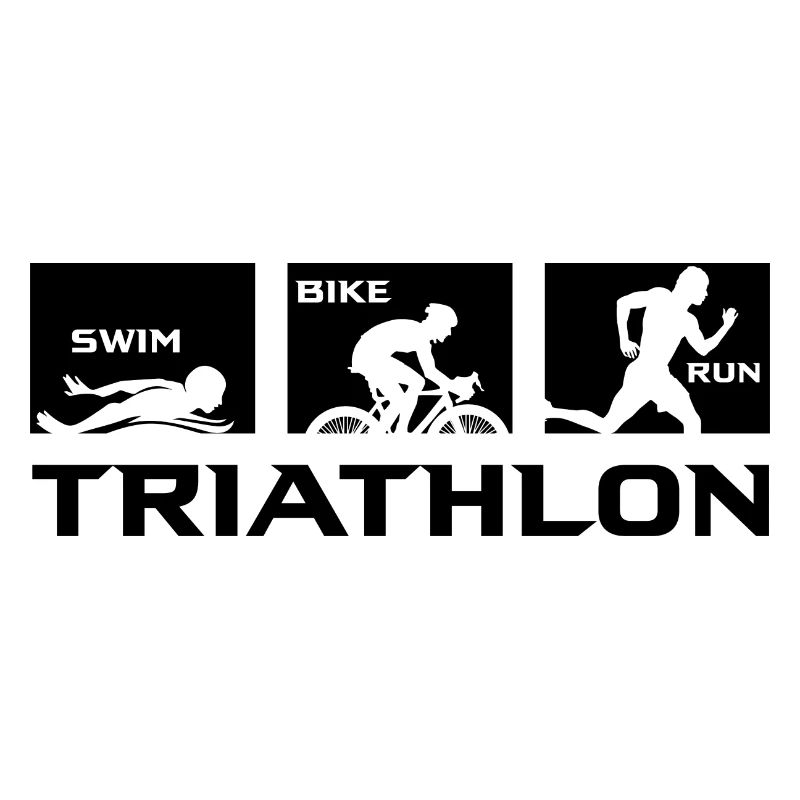 Triathlon Course à pied Natation Cyclisme