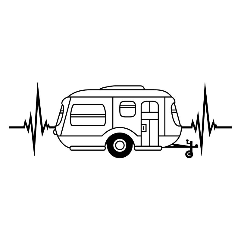 herzschlag puls frequenz wohnwagen camping anhaeng