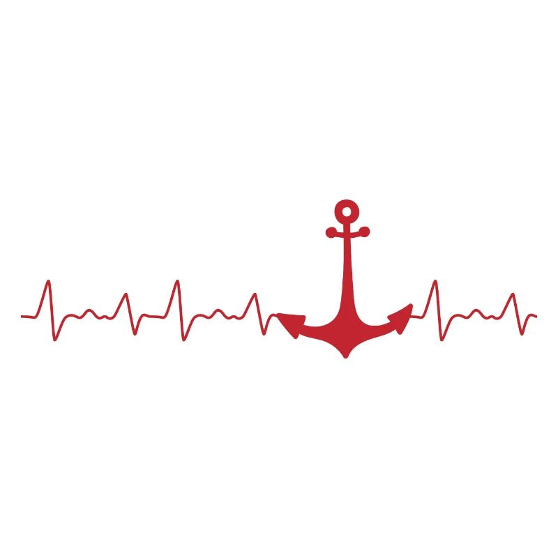 Anker puls Nordsee Spruch Geschenk See