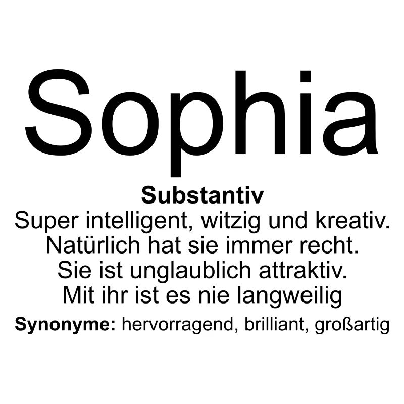 Name Definition Sophia
