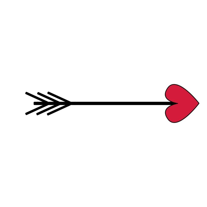 Pfeil Herzpfeil Geschenkidee Valentinstag liebe