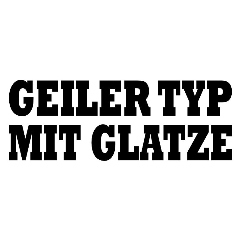 geiler typ mit glatze