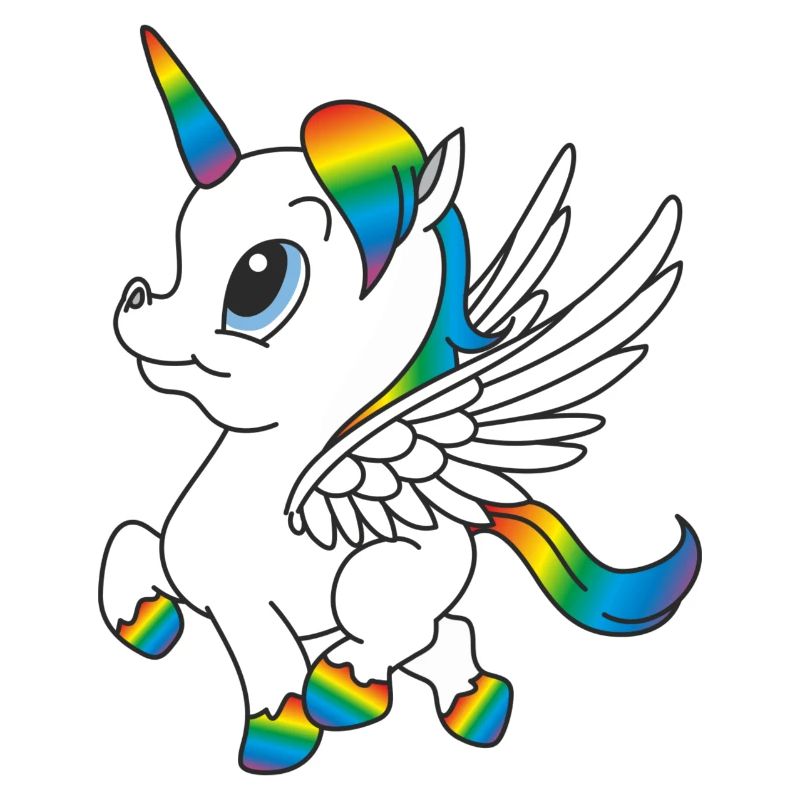 Regenbogen Einhorn, Pegasus