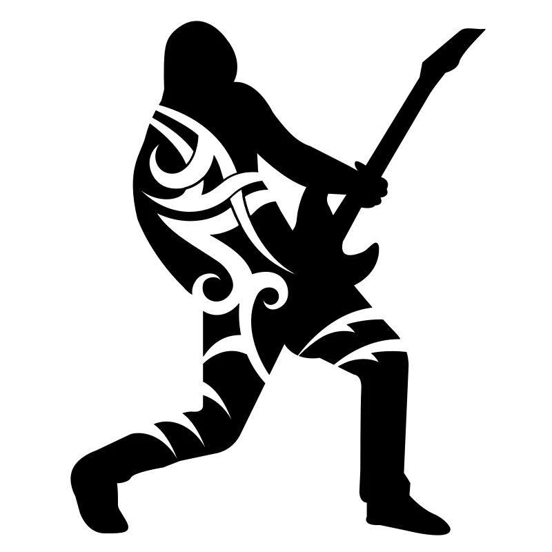Guitar player tribal eu