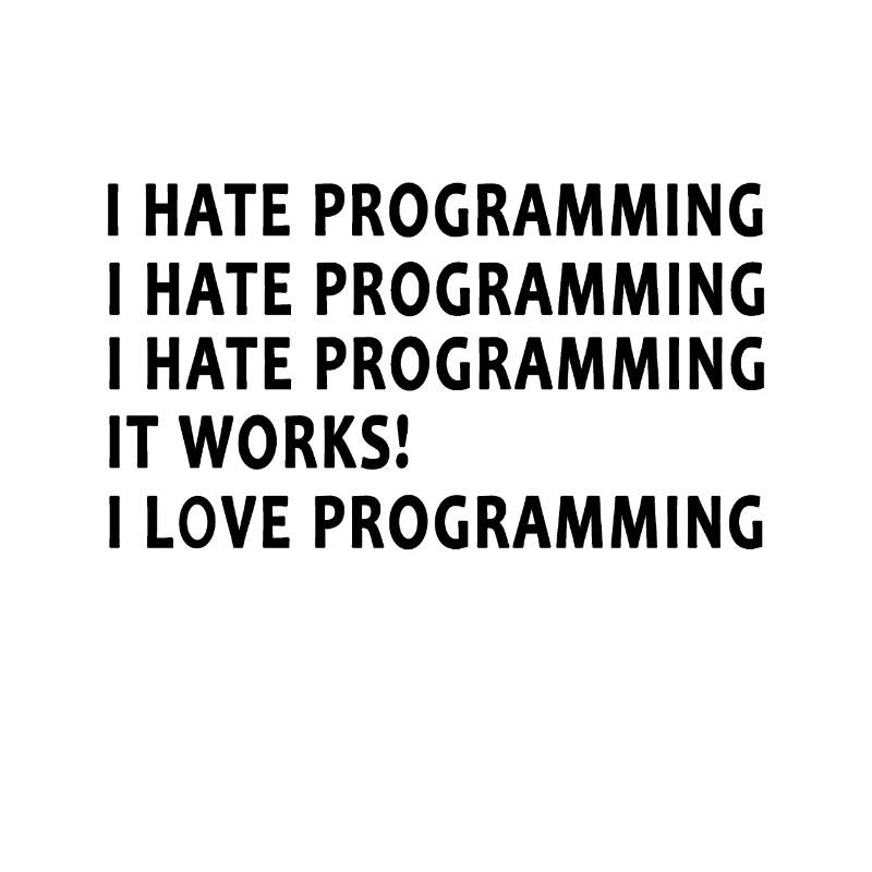 I Love Programming Funny Programmer