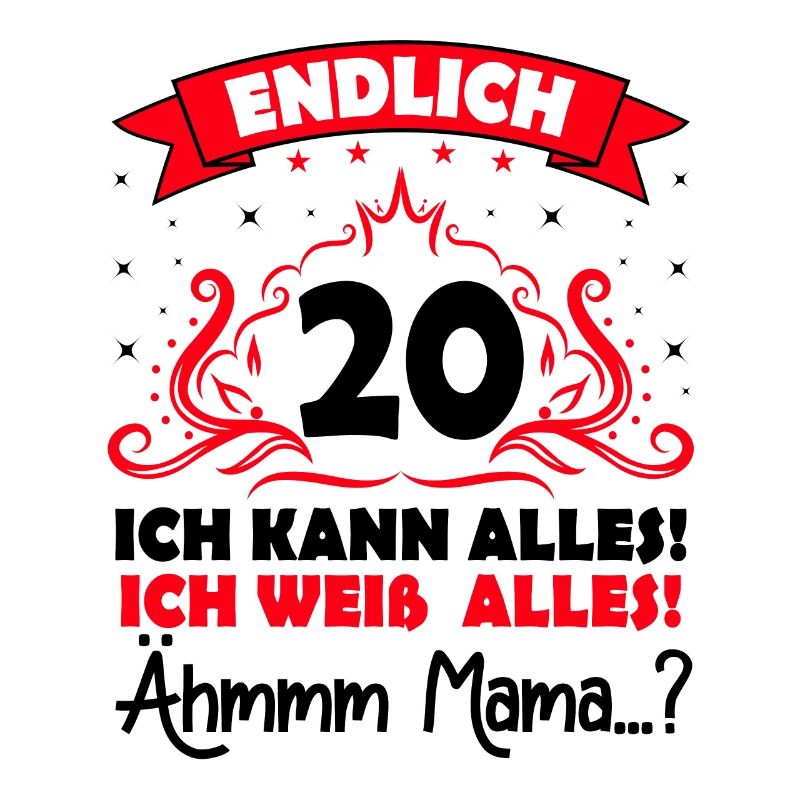 20 Geburtstag Mädchen Junge Fun Geschenk lustig