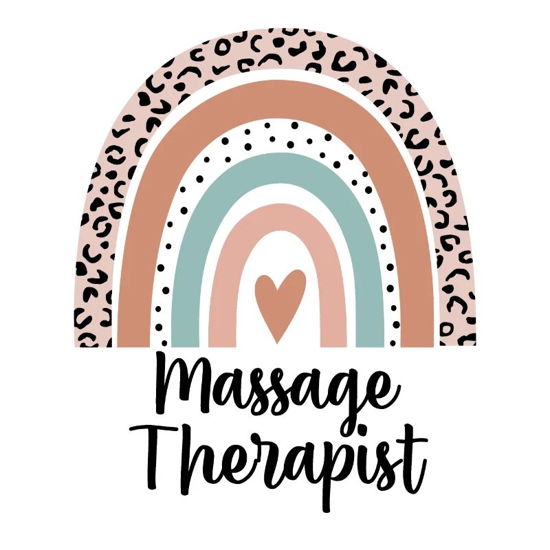 Massagetherapeut Regenbogen Leopard Lustiges Geschenk
