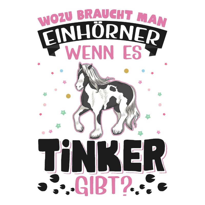 Irish Tinker Pferd Einhorn