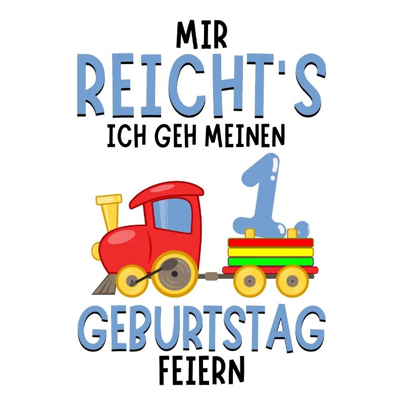 1. Geburtstag Geburtstagsgeschenk mit Eisenbahn