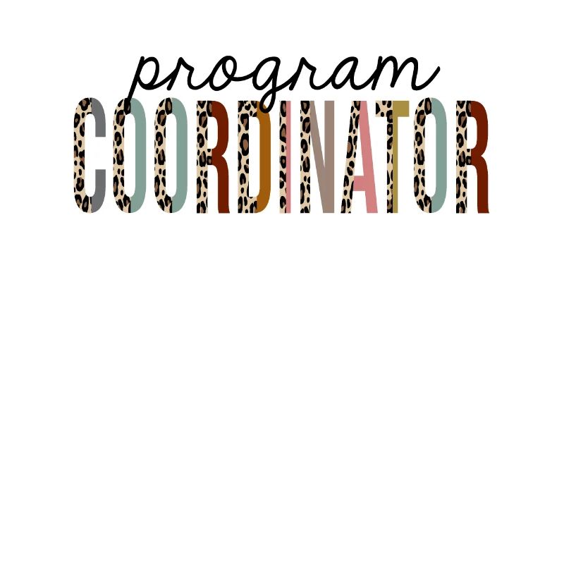 Programmkoordinator Leopard Print Funny