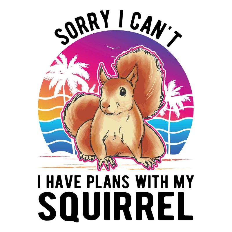 Eichhörnchen Geschenk Squirrel Grauhörnchen