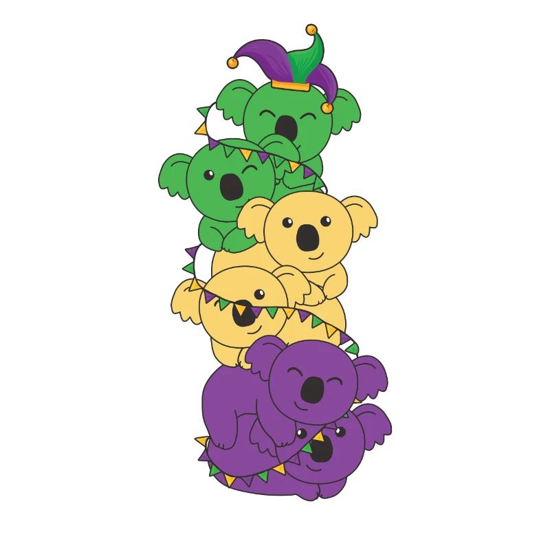 let the shenanigans begin Mardi Gras Koala Tower