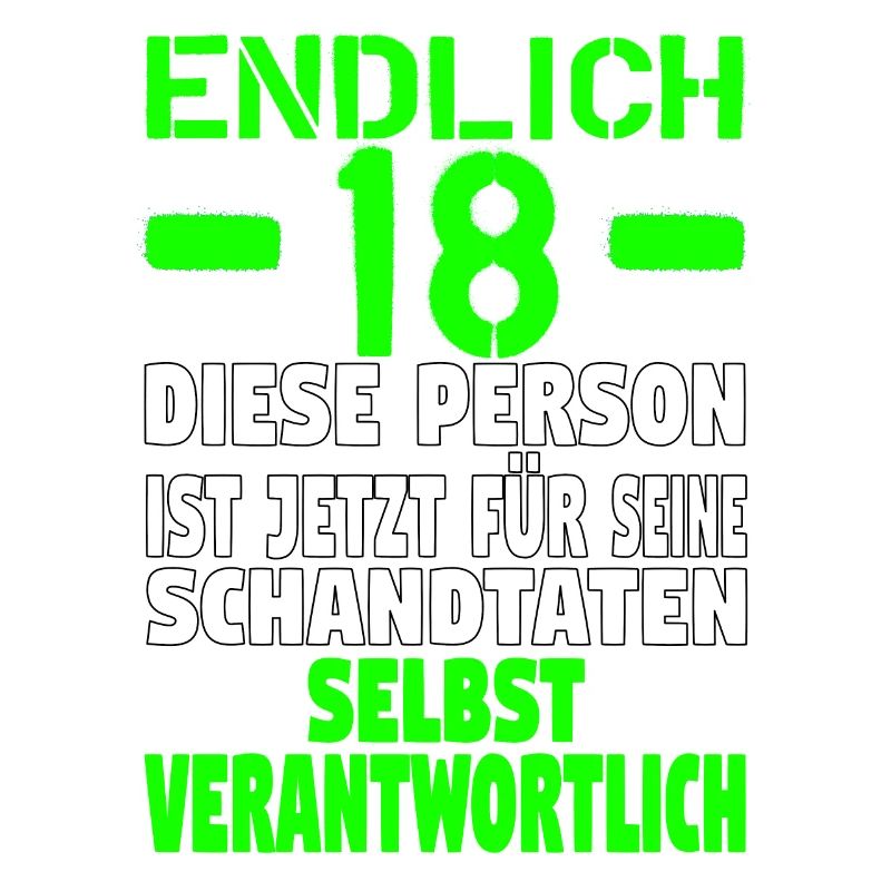 18. Geburtstag Geburtstagsgeschenk Geschenkidee
