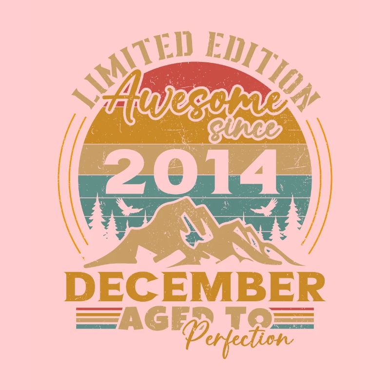 Dezember 2014 Vintage Retro Geburtstagsgeschenk