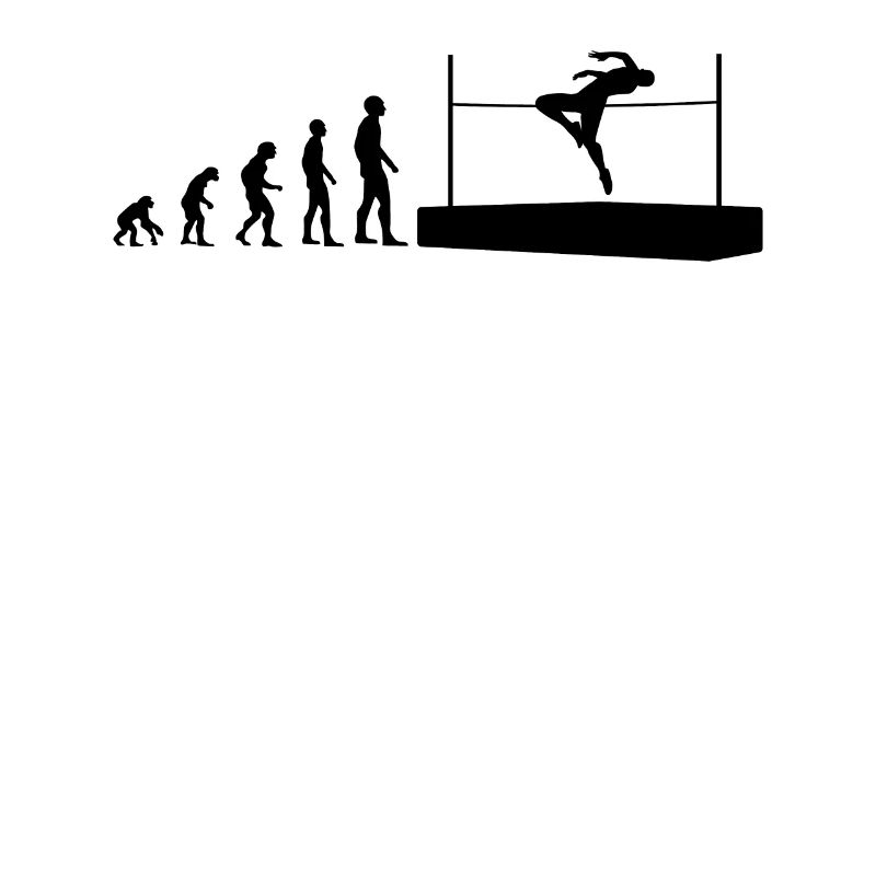 Evolution Hochsprung Athlet Evolutionär