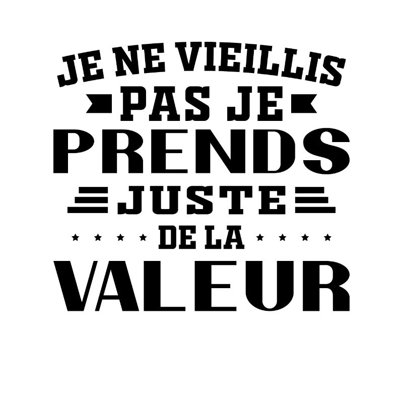 I'm not getting old, I'm just increasing in value