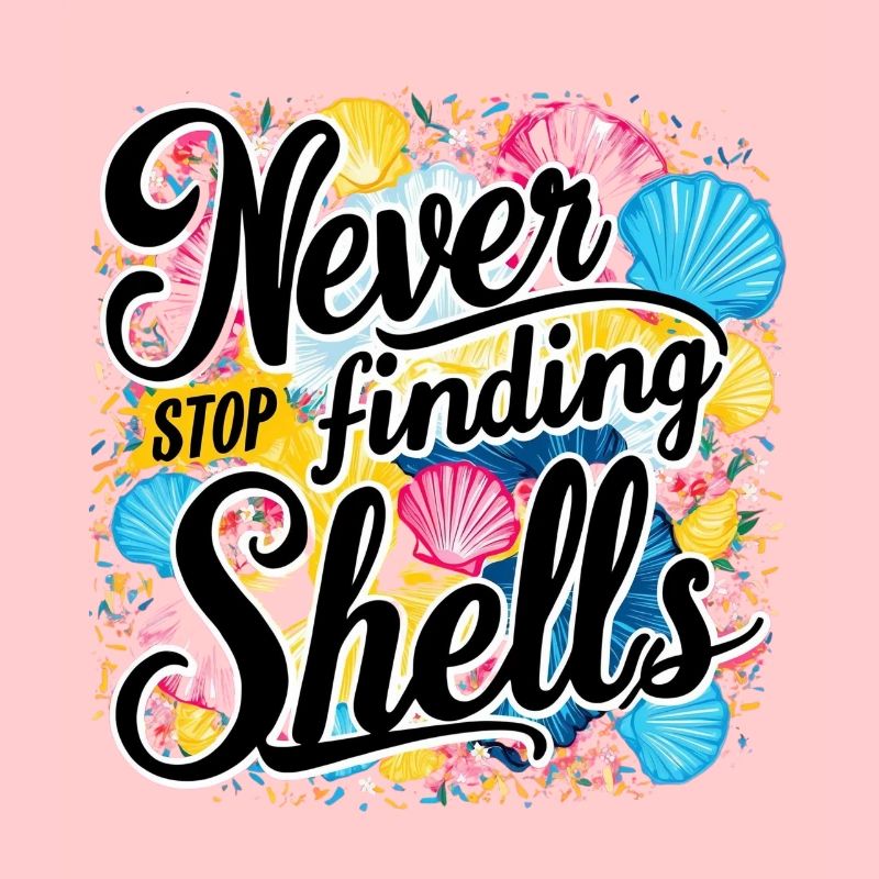 Never Stop Finding Shells Design
