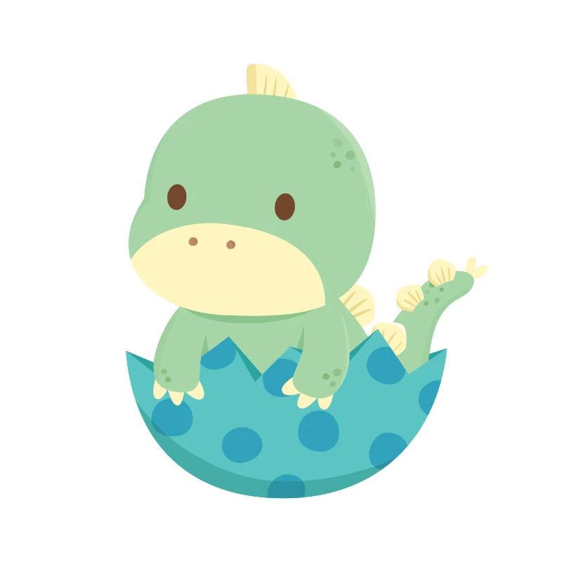Baby Dino Hatches From Egg