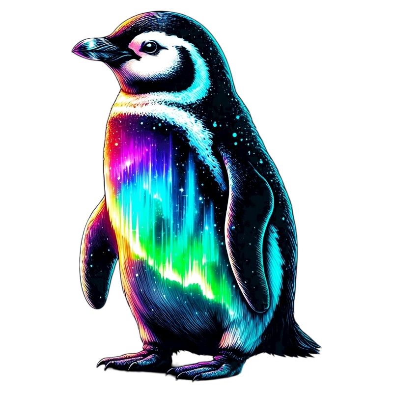 Aurora Borealis Penguin