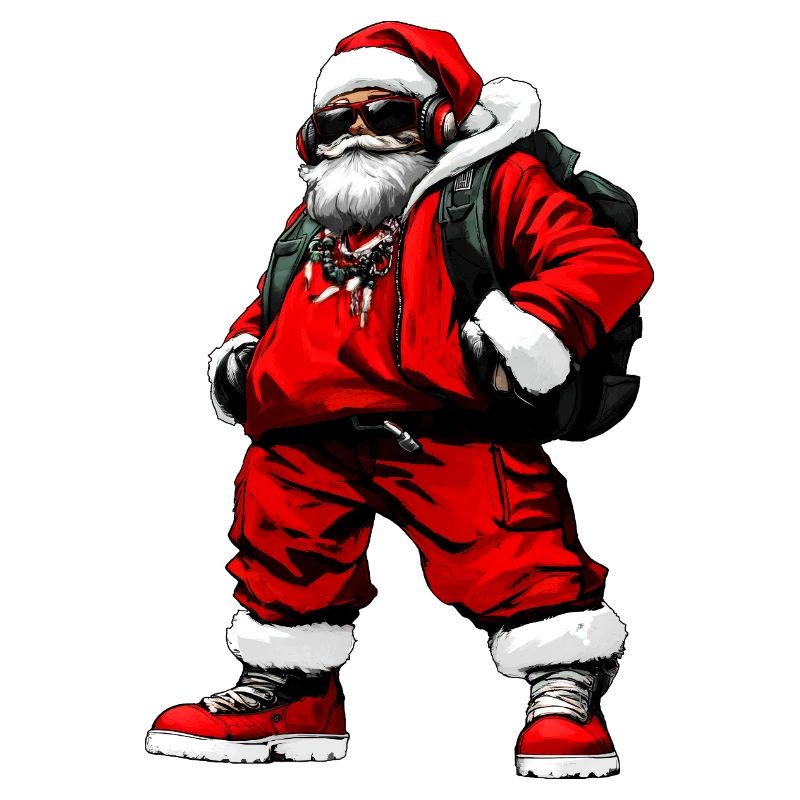 Rapper Weihnachtsmann