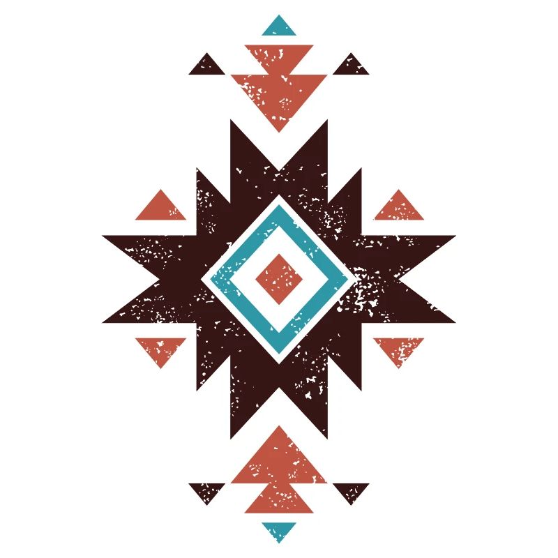 Boho-Diamant-Emblem