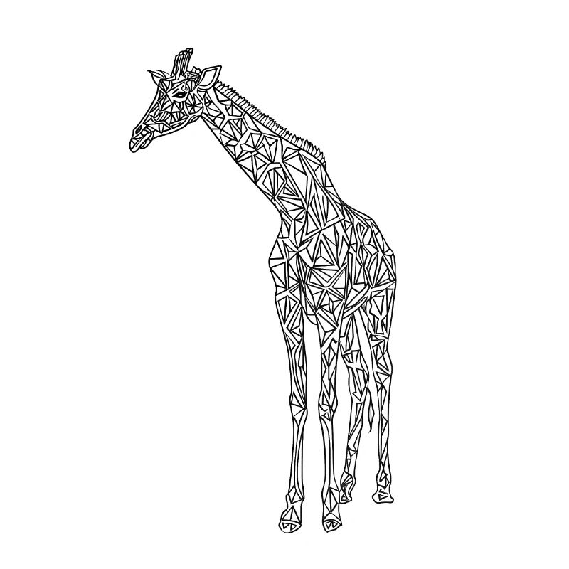 Lignes d’art Giraffe #giraffe