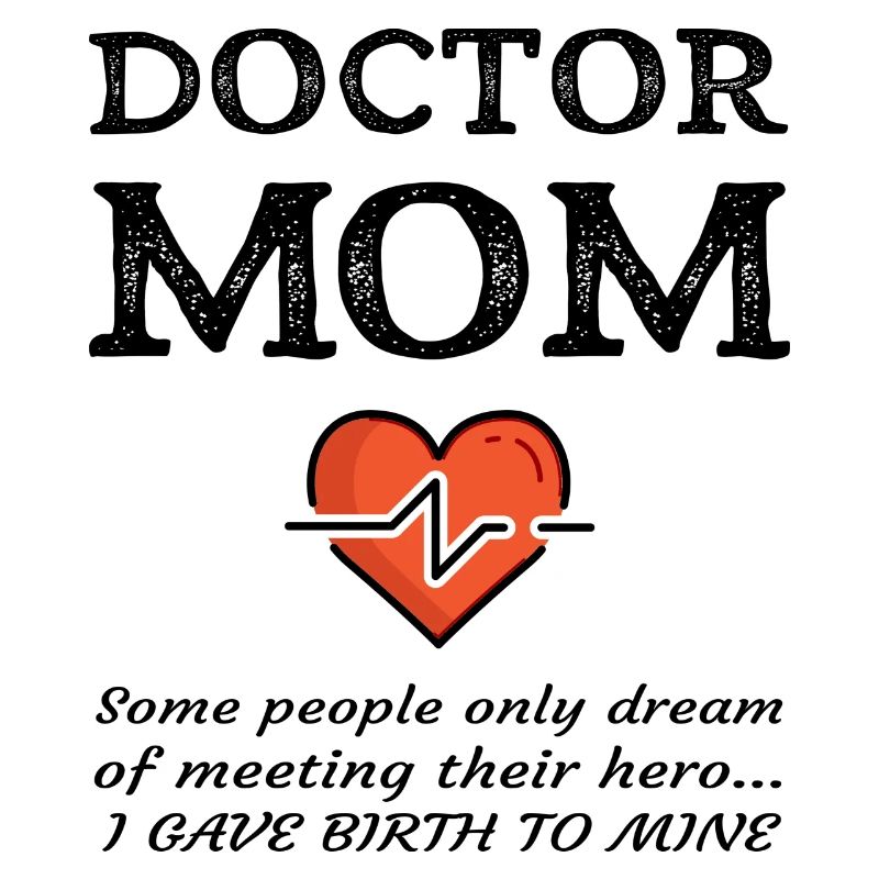 Stolze Mutter eines Doktor-Mutter-medizinischen MD-Sohn-Geschenks